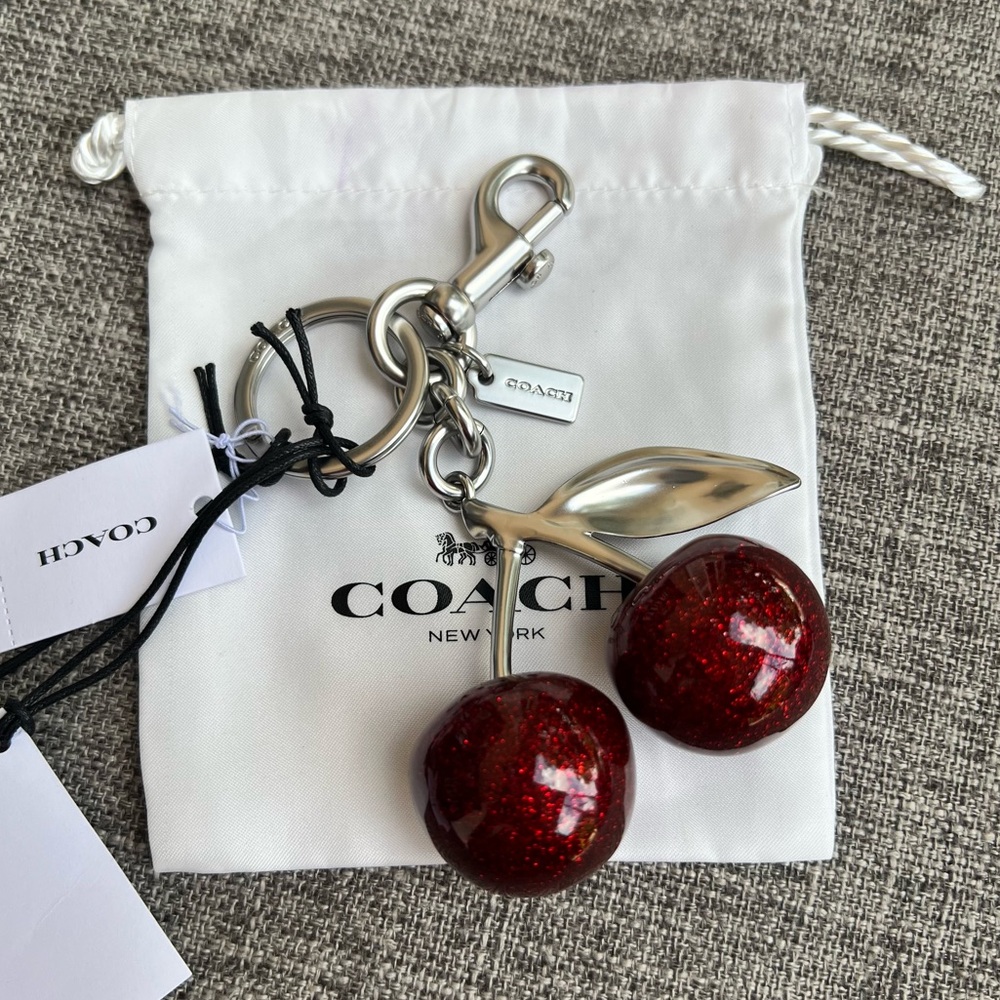 Coach | Accessories | Coach Cherry Bag Charm | Poshmark